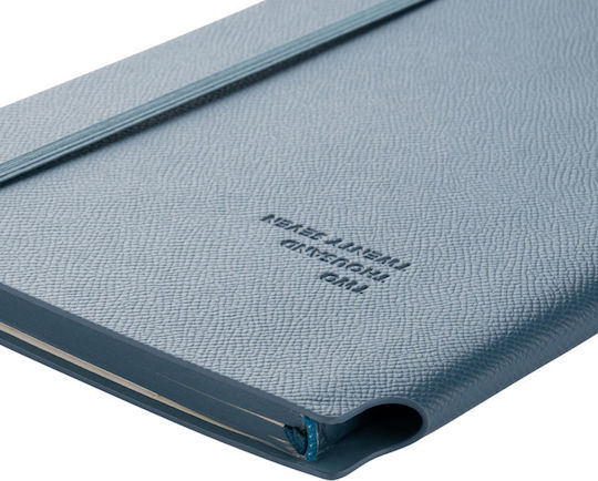 Type Center Εβδομαδιαία Ατζέντα A5 2027 Μπλε Δερμάτινη 14x20.5εκ. (με Προσωποποίηση)