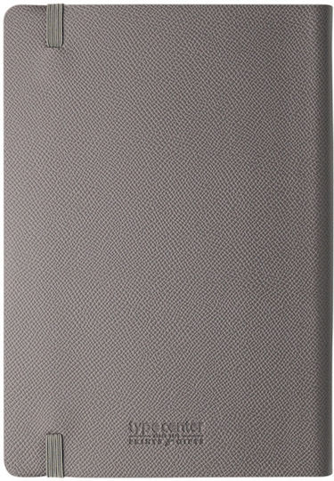 Type Center Ημερήσια Ατζέντα A5 2027 Γκρι Δερμάτινη 14x20.5εκ. (με Προσωποποίηση)