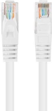 Lanberg U/UTP Cat.5e (Gigabit) Καλώδιο Δικτύου Ethernet 3m Λευκό 10τμχ