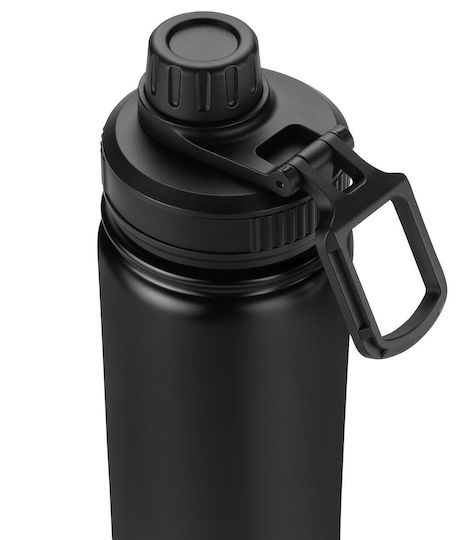 Kraft & Dele Thermosflasche Edelstahl 600ml Kd4263 mit Handgriff