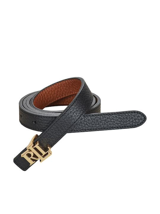 Δερμάτινη Γυναικεία Ζώνη Black/Tan