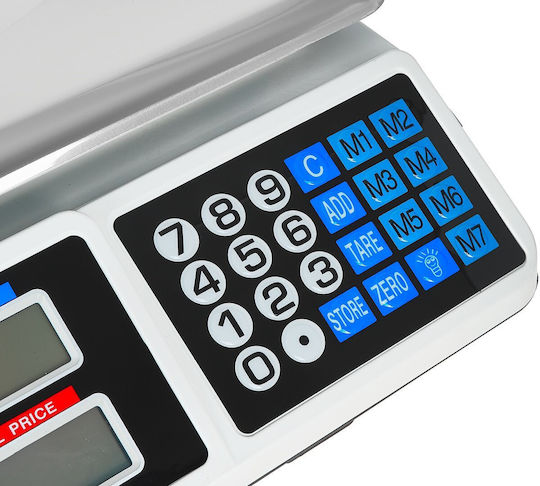 Geko Cântar Electronic Profesional de Precizie cu Capacitate de Cântărire 40kg și Precizie 2gr