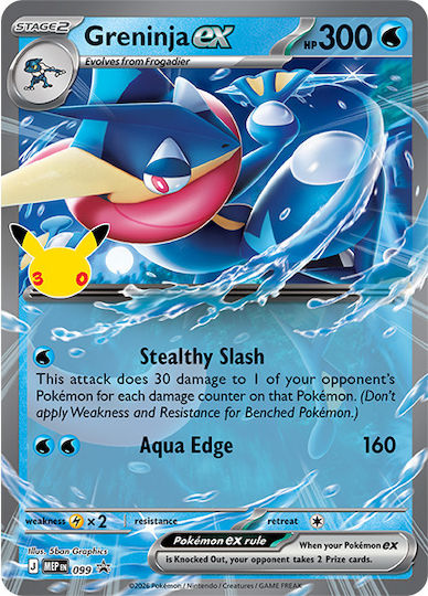 Pokemon Greninja ex Box 30th Celebration (EN)