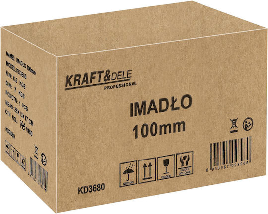 Kraft & Dele Въртяща се менгеме с максимално отваряне 100mm