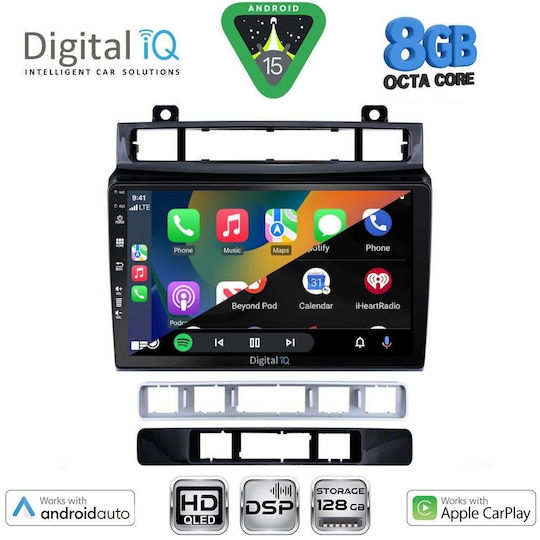 Digital IQ Автомобилна Аудио Система за Volkswagen Touareg 2011-2018 (Bluetooth/USB/Вграден Wi-Fi/GPS/Apple CarPlay/Android Auto) с Touch Screen 9"