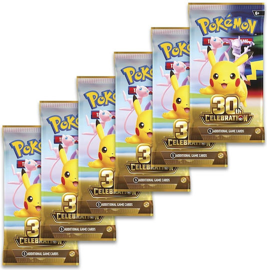 Pokemon Booster Bundle (6 Packs) 30th Celebration