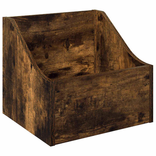 vidaXL Мебел Hi-Fi кафяв 33x37x32cm