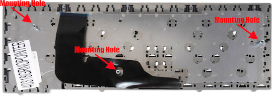 Ελληνικό Πληκτρολόγιο Laptop Hp Probook 6440 6445 6450 6455 6440b 6445b 6450b 6455b V103102bs1 V103102as1 Pk1307e1b00 584233-001 613332-001 Черен Код 40318grnopointer
