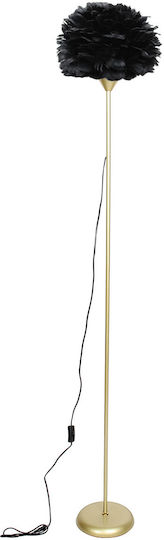 Keskor Keskor Stehlampe Y183xH35cm mit Lampenbirnensockel E27 Gold