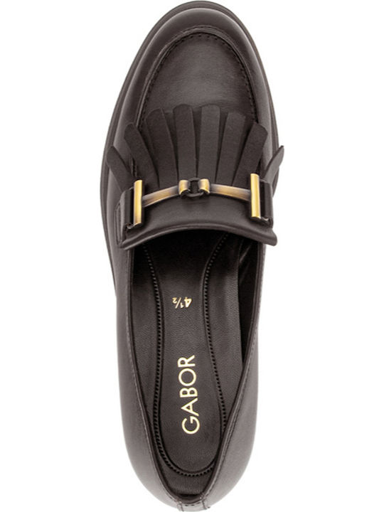 Δερμάτινα Γυναικεία Loafers σε Καφέ Χρώμα