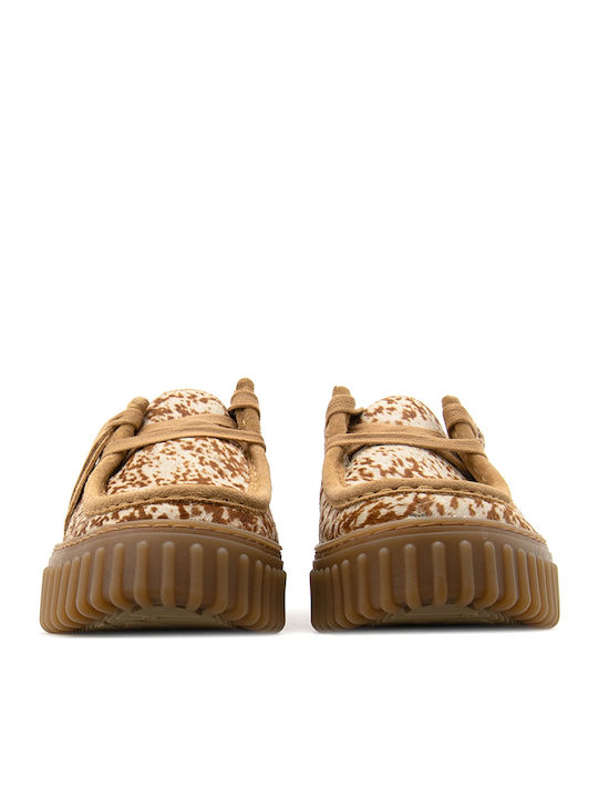 Clarks Torhill Bee Кожени Дамски Мокасини в Бежов Цвят Clarks Torhill Bee Кожени Дамски Мокасини в Бежов Цвят