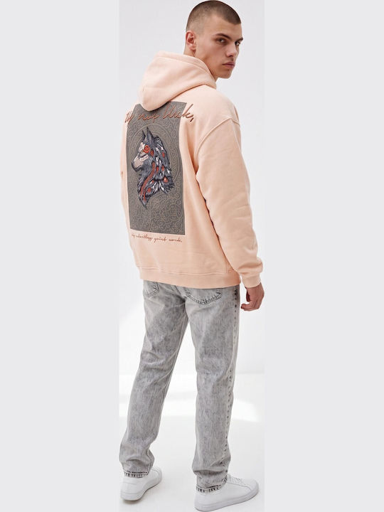 Hooded Pink Sweatshirt