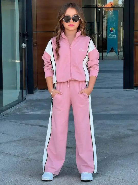Kids Set With Pants 2 Pieces Pink