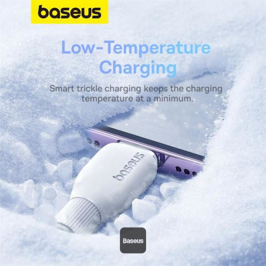 Baseus USB-C to Lightning Cable 20W Λευκό 2m P10355701221-01