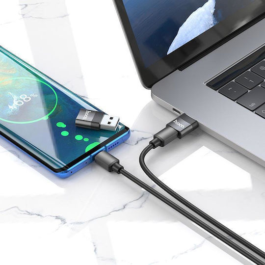 Hoco Ua17 Convertor USB-A masculin la USB-C feminin