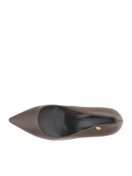 Leder Pumps Braune
