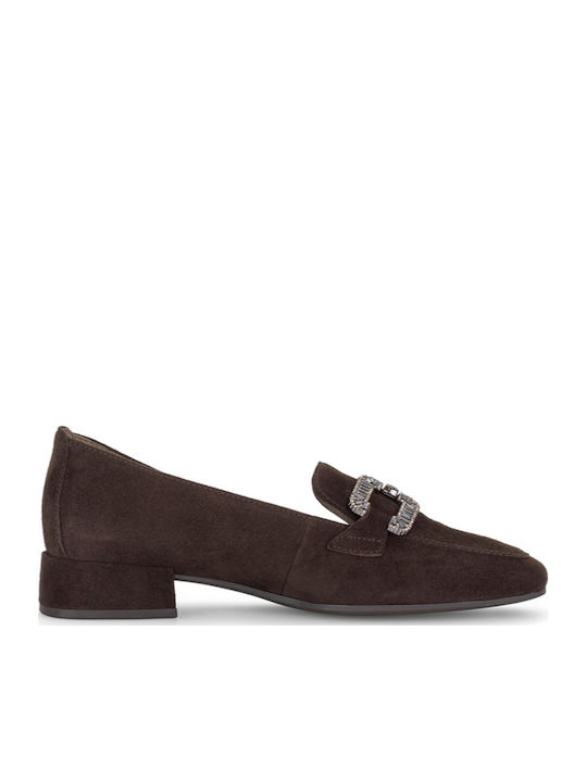 Leder Loafer Pumps Braune