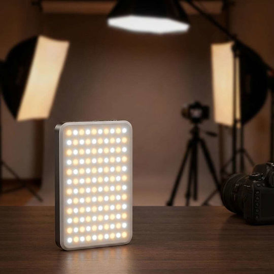 Yesido Selfie Ringlicht Dh12 Usb-c 3000mah 6w 120 LEDs Clip-on Design Schwarz