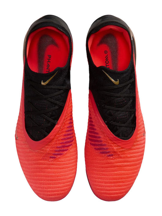Nike Phantom 6 Low Elite FG Ποδοσφαιρικά Παπούτσια με Τάπες Μαύρα Nike Phantom 6 Low Elite FG Ποδοσφαιρικά Παπούτσια με Τάπες Μαύρα