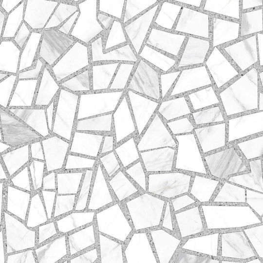 PPZ Rockmobi60120 Interior Floor Tile Glossy 120x60cm White