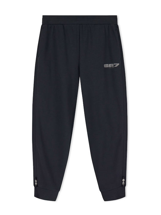 Herren-Sweatpants mit Gummizug Schwarz