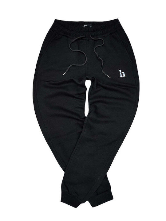 Sweatpants with Elastic Black