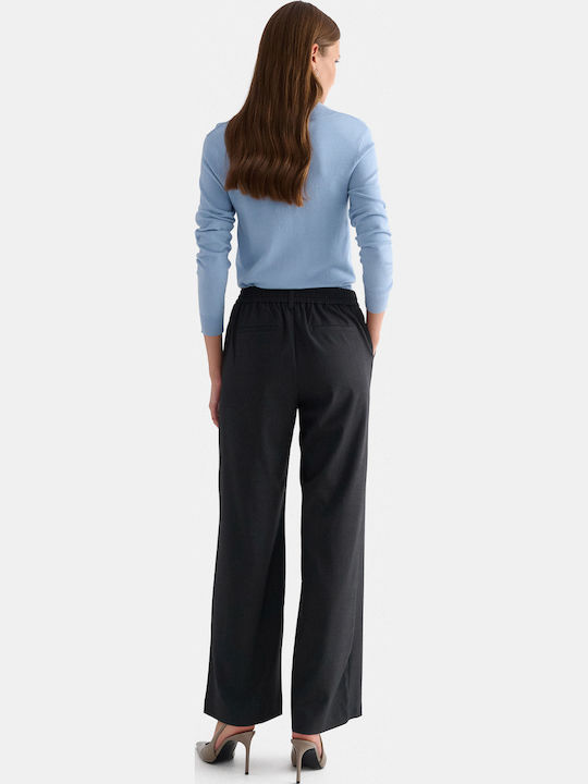 attrattivo Damen Stoffhose Grau