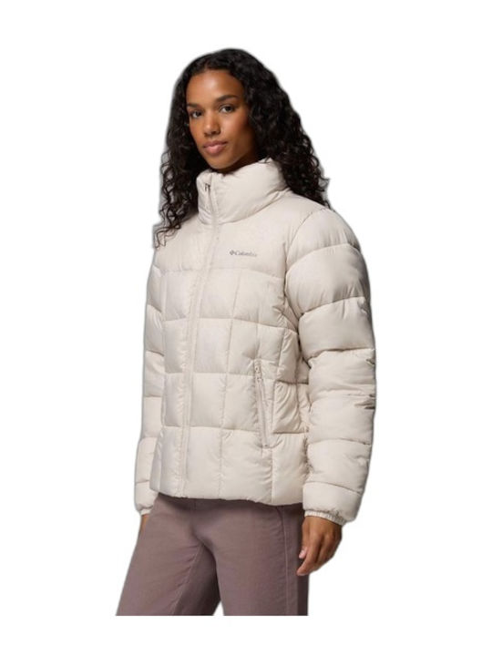 Дамско Puffer Яке Водоустойчиво за Зима Dark Stone