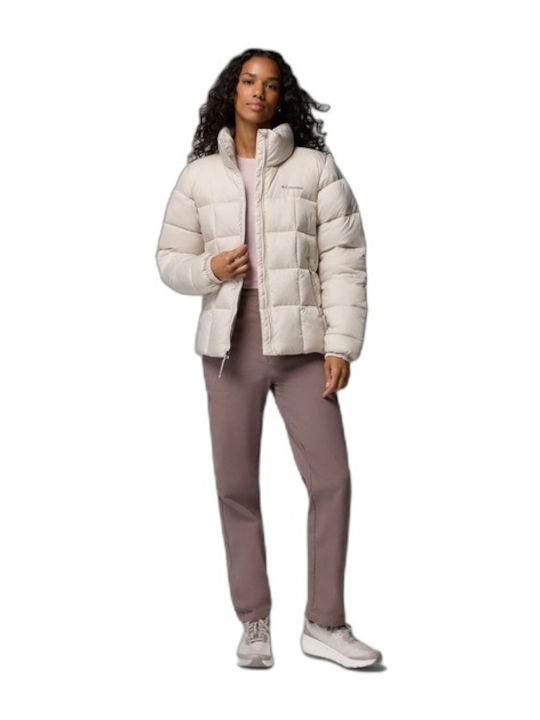 Дамско Puffer Яке Водоустойчиво за Зима Dark Stone