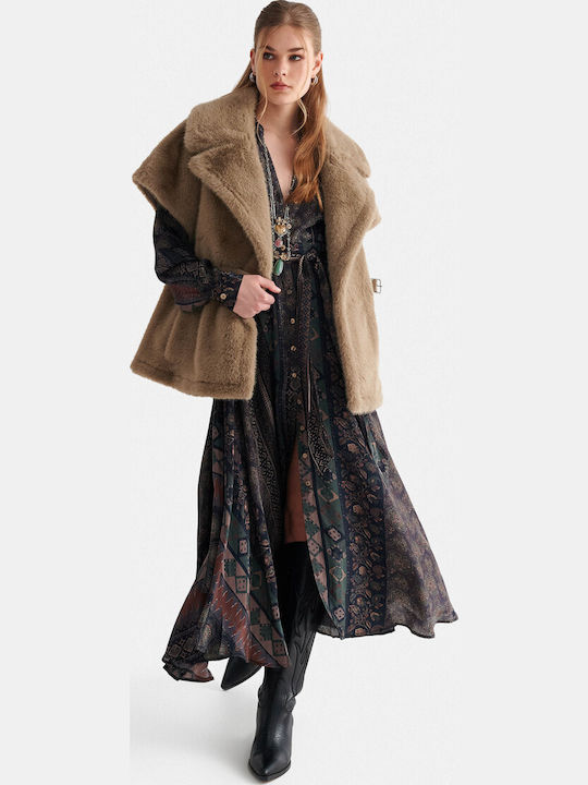 Maxi Hemdkleid Schwarz