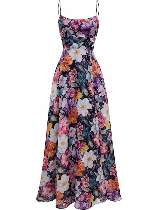 Summer Maxi Shirt Dress Floral 578208 291C