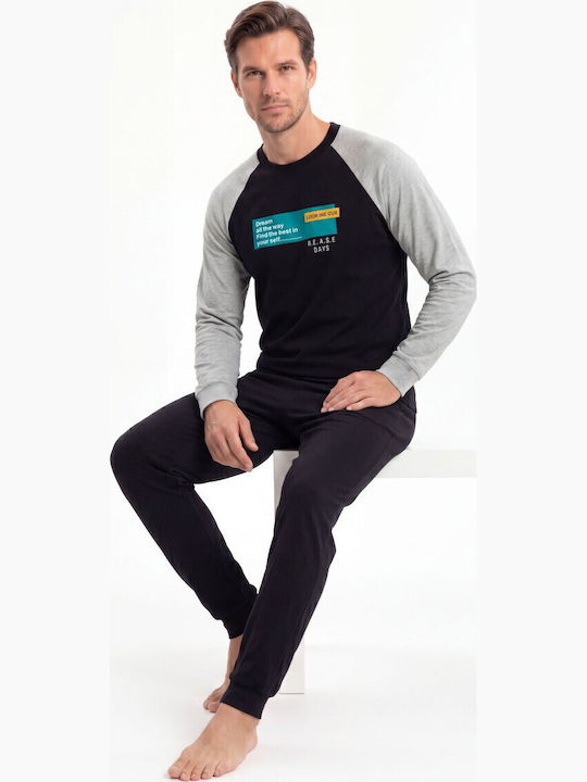 Nina Club Summer Men's Pyjamas Black