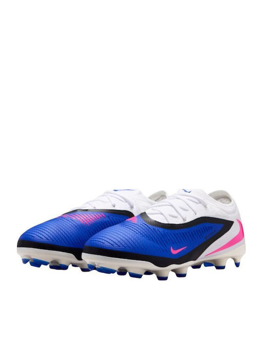 Phantom 6 FG/MG Kids Soccer Cleats with Molded Beige
