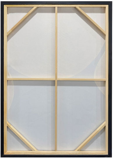 Inthebox Sirkel Πινακας Διακοσμητικος Κορνιζα 80x120x4cm Καμβας Lemon Γκρι Ps Μαυρο 201-0011