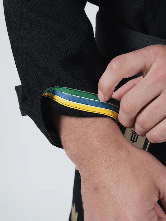 Kingz Ανδρικό Παντελόνι Brazilian Jiu Jitsu Μαύρο