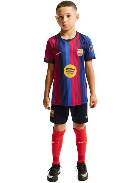 FC Barcelona 2026/27 Match Home Детска Фланелка за Футболен Мач Домашна