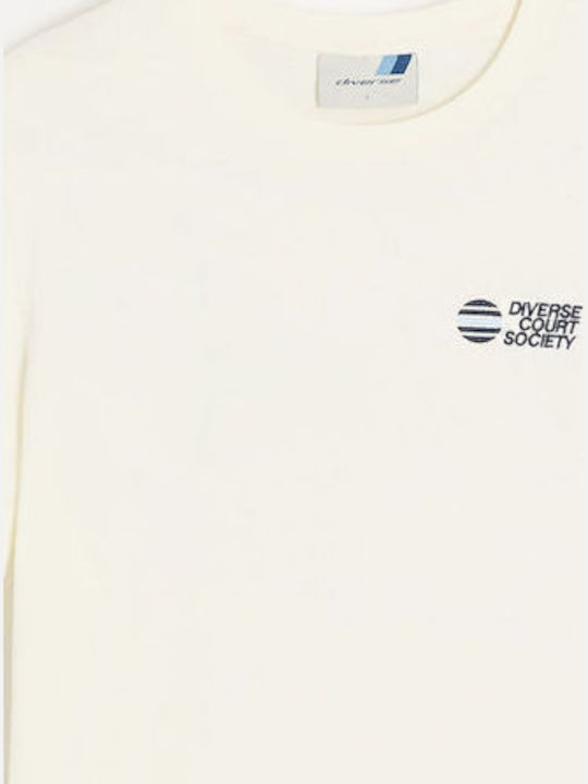 Open Logo 05 T-Shirt Elfenbein Herrenblusen