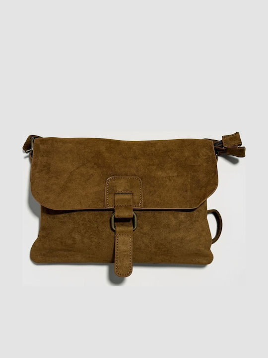 Women's Shoulder Crossbody Suede Brown Bag