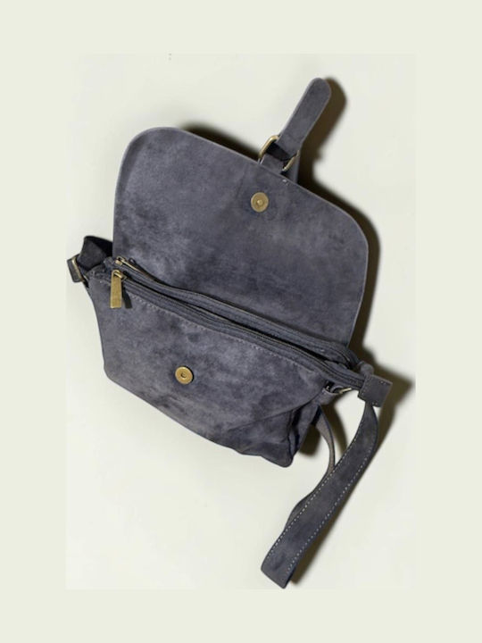 Women's Shoulder Crossbody Suede Grey Bag