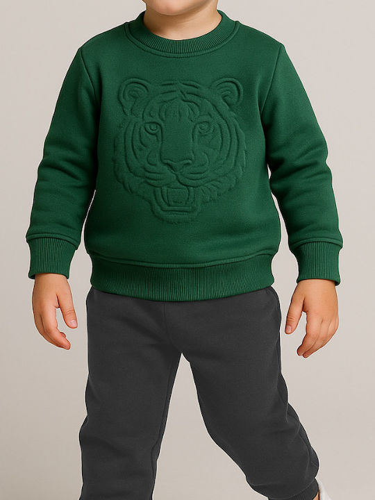 Kids Sweatpants Set Green