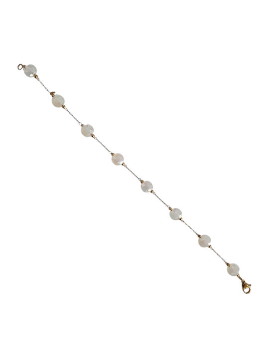 Kalliopi Silver Γυναικείο Βραχιόλι Αλυσίδα από Ατσάλι 21cm