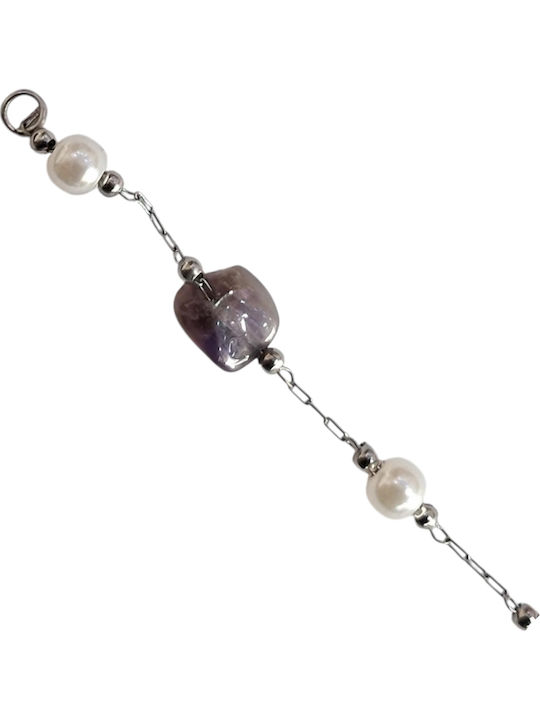 Kalliopi Silver Γυναικείο Βραχιόλι από Ατσάλι