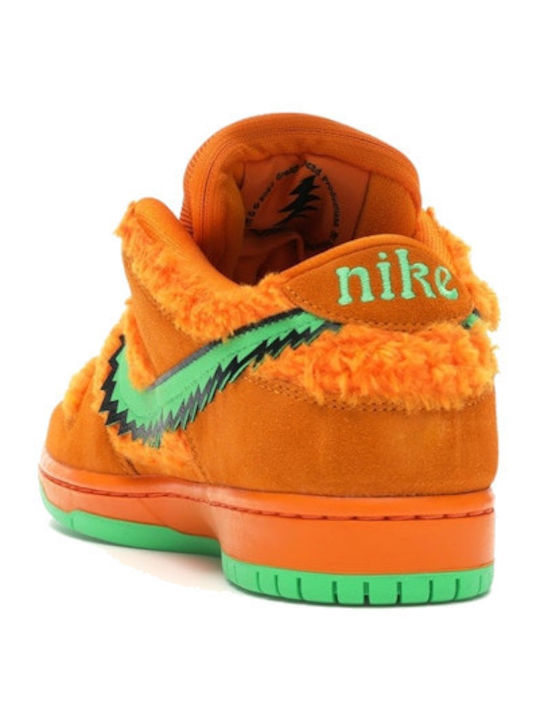 Grateful Dead x  Dunk Ниски SB Оранжеви Сникърси