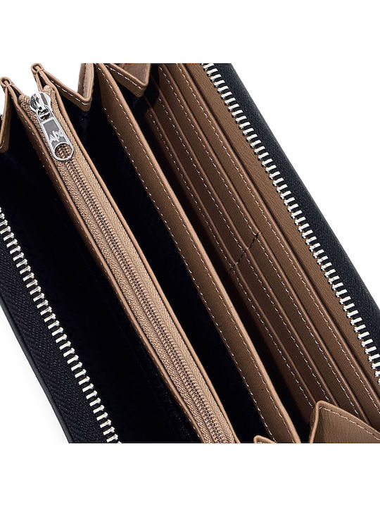 Large Women's Brown Wallet