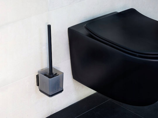 Wenko Inox Bathroom Toilet Brush Black