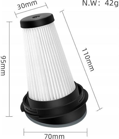Jettools Replacement Hepa Air Filter Rowenta Tefal X-Pert Series 160 Zr005202