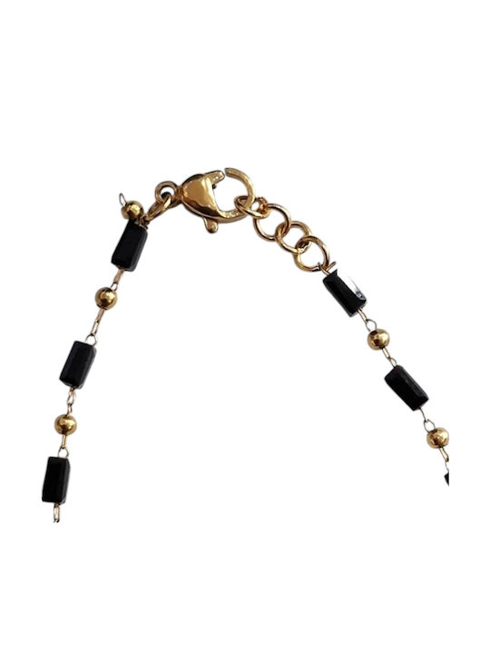 Kalliopi Silver Necklace Made Of Black Steel