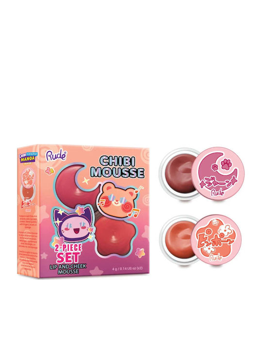 Rude Cosmetics Set de machiaj pentru față cu geantă de toaletă Tada!