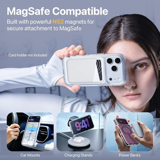 Θήκη Mageasy Bright M Magsafe Transparent Mist Iphone 18 Pro Max/17 Pro Max