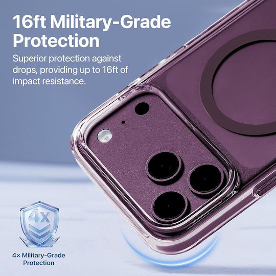 Θήκη Mageasy Bright M Magsafe Transparent Mist Iphone 18 Pro Max/17 Pro Max